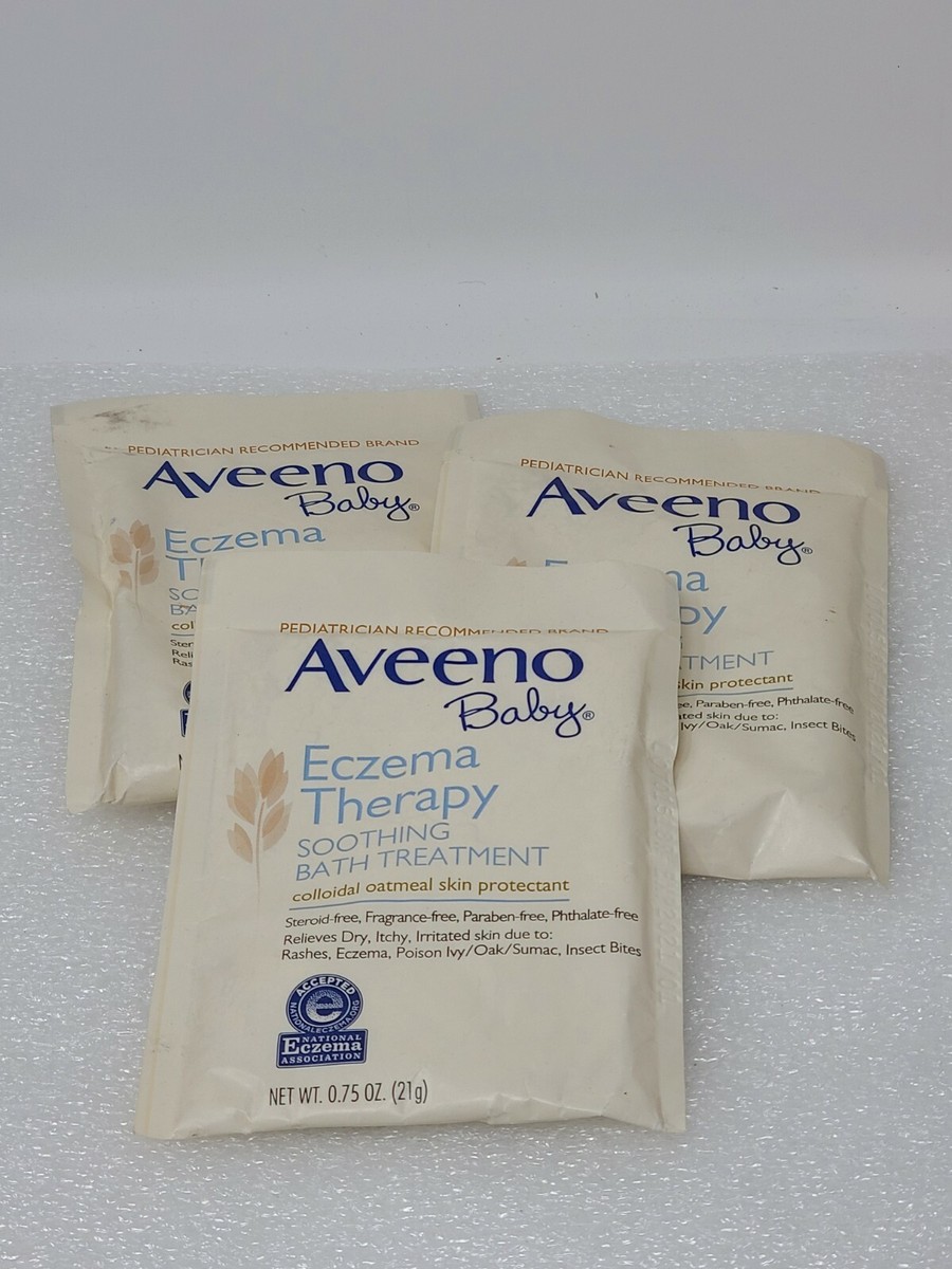 Aveeno Baby Eczema Therapy Soothing Bath Treatment Packets