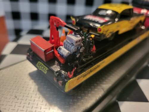 M2 1/64 Diecast Customized Accel Set 56 Ford COE & 57 Ford Fairlane500&Trailer - Picture 7 of 16