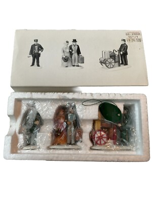 Dept. 56 Heritage Village Holiday Travelers 5571-9 Set of 3 Christmas NIB