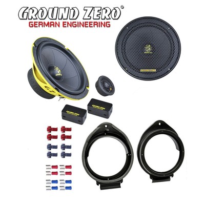 Ground Zero Auto SPL Lautsprecher System 16,5cm für Opel Insignia 2008-2017
