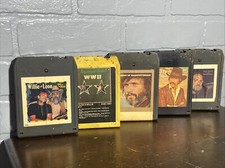 Vintage 8 Track Tapes Cartridges Mixed Lot Various Artist - Untested Lot of 5