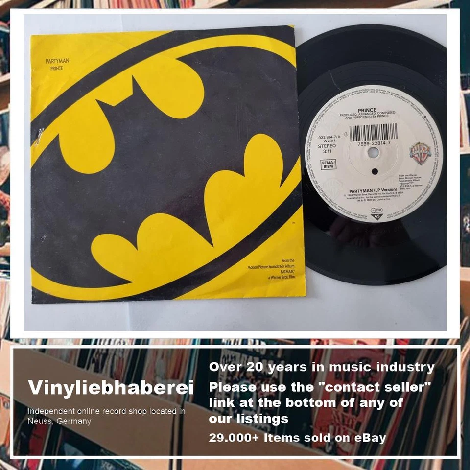 Prince - Partyman 7'' Vinyl Germany - Image 4 of 4