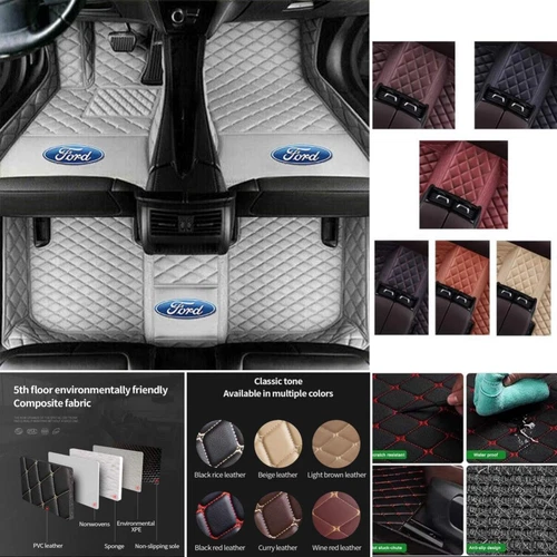 For Ford Car Floor Mats Waterproof All Models Custom Carpets Cargo Liner Mats - Bild 3 von 37