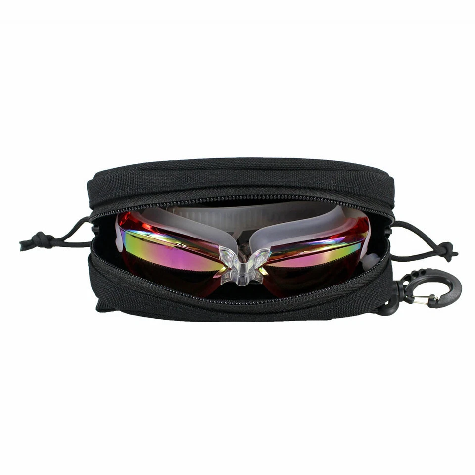 Estuche para gafas portátil Estuche para gafas Caja protectora a prueba de golpes Molle Gafas de sol Bolsa Foto 4 de 4