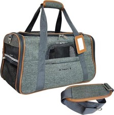 Airline Approved Soft Sided Pet Carrier, Luxury Travel Tote