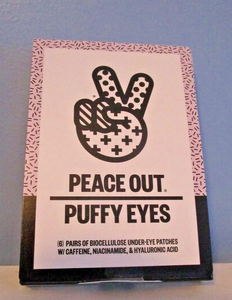 Puffy Eyes Biocellulose Under-Eye Patches - Peace Out