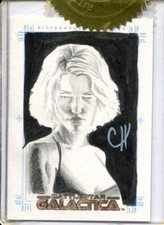 Battlestar Galactica Premiere Sketch Case Card by Chris Henderson