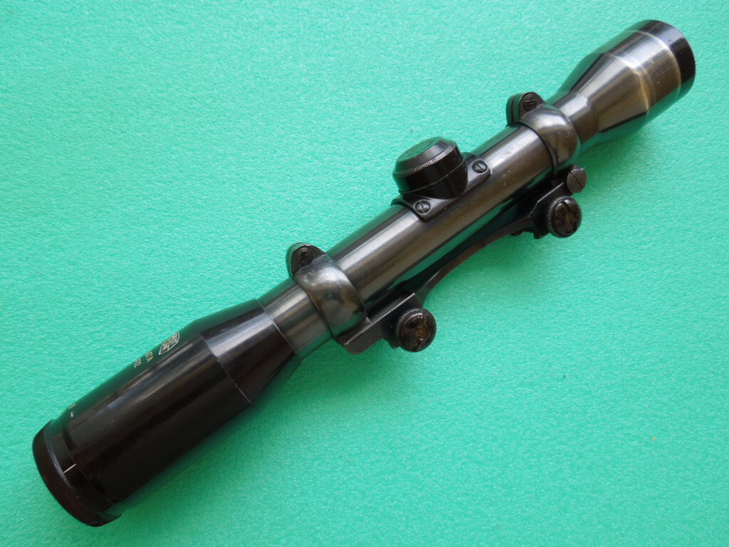 RARE Vintage HENSOLDT DIASTA 4 X 32 Ret. 1 excellent OPTIC! Steel