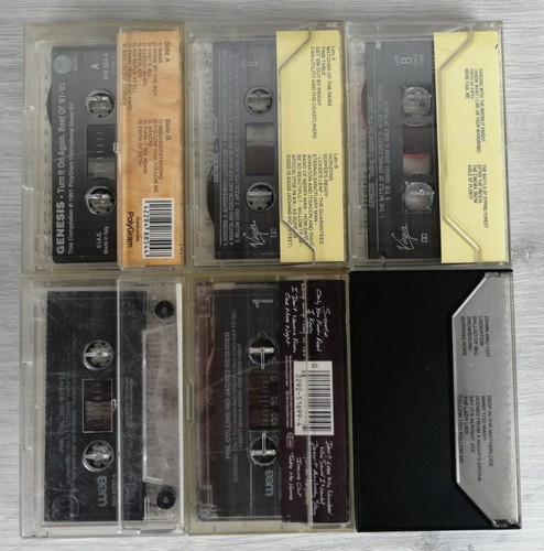 GENESIS + PHIL COLLINS - LOTTO DI 6 MUSICASSETTE - Foto 2 di 2