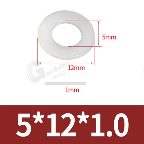 Unterlegscheiben DIN 125 Kunststoff Polyamid PVC M2 - M24 Beilagescheibe ISO7089 - Bild 42 von 121