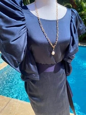 Lanvin For H&M Ruffle sleeve dress, size 8