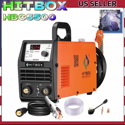 Plasma Cutting Machine HITBOX 55AMP Air Plasma Cutter IGBT Inverter 110& 220V