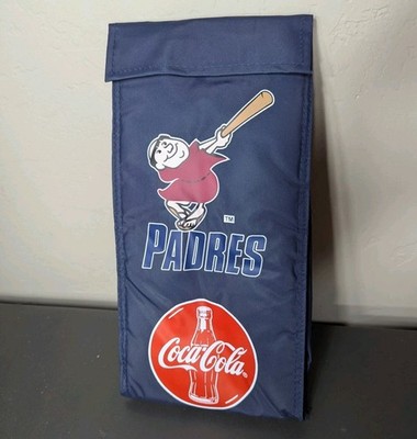 San Diego Padres MLB Baseball Swinging Friar Logo Insulated Lunch Bag Coca Cola 