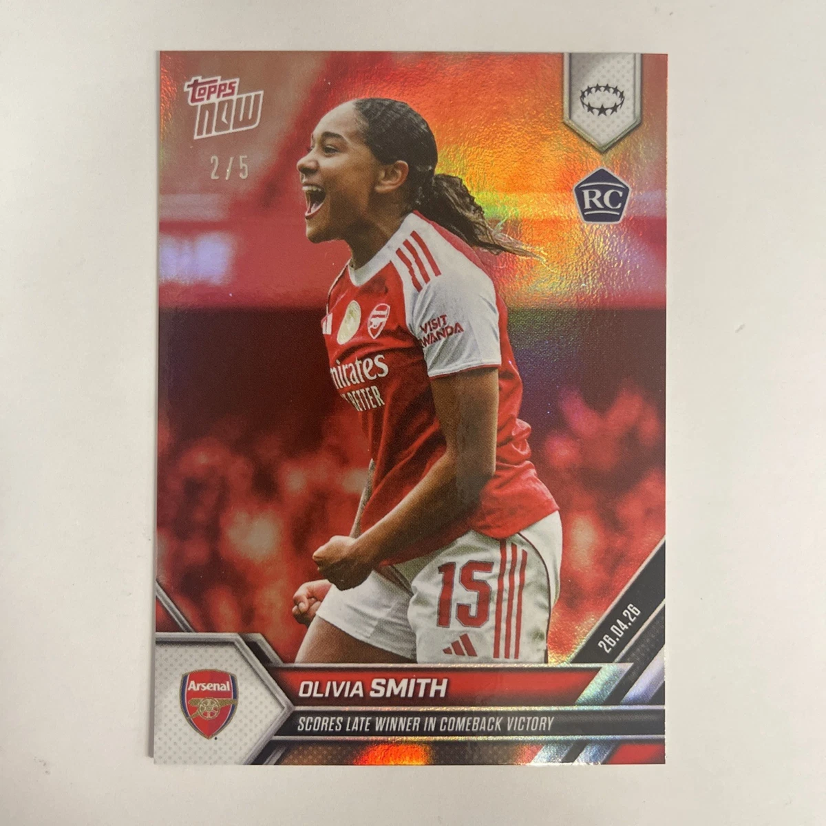 UEFA Champions League Soccer Arsenal Sports Trading Cards