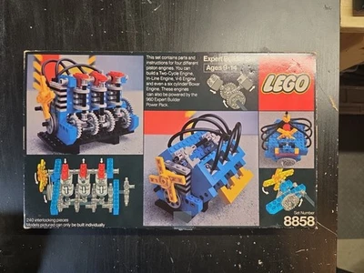 BOX ONLY | Lego 8858 | Expert Builder Set | 2-Cycle, In-Line, Boxer, & V6 Engine - Image 1 of 4
