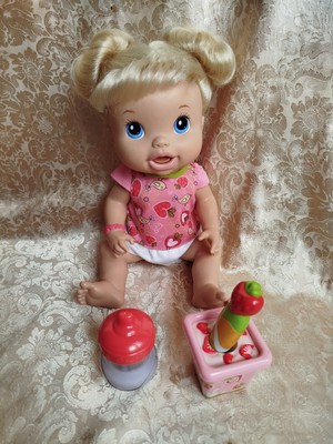 Rare Doll Poupee Baby Alive Baby All Gone Baby Eva Eats Potato Hasbro 