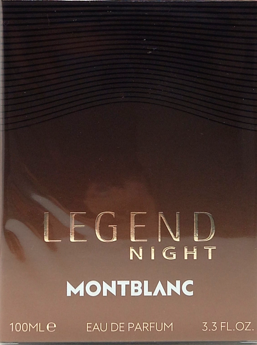 MONTBLANC LEGEND NIGHT EAU DE PARFUM SPRAY FOR MEN 3.3 Oz / 100 ml