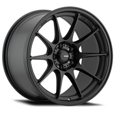 Llanta 15" Konig 57B Decagram semi mate negra 15x8 4x100 25 mm Racing Street