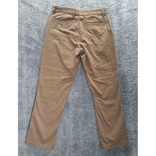 Old Navy Pants Mens Sz 30 Khaki Dress Straight Leg Stretch Work Built in Flex - Picture 9 of 12