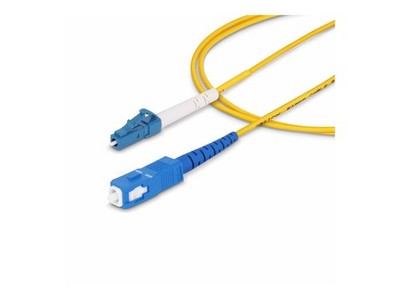 StarTech 2m [6.6ft] LC to SC [UPC] OS2 Single Mode Simplex Fiber Optic Cable