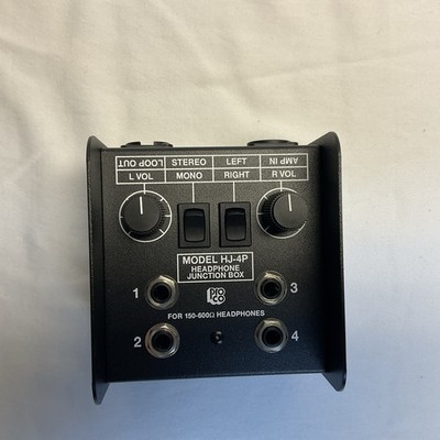 Pro Co Sound HJ-4P 4-Channel Headphone Junction Box Professional Recording Live