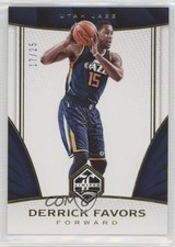 2016-17 Panini Limited Spotlight Gold 17/25 Derrick Favors #33 1u6
