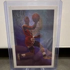 1990-91 NBA Hoops Michael Jordan #358 Checklist Chicago Bulls Art Card Team