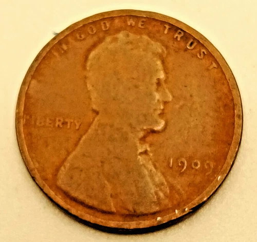 1909  Lincoln Wheat Penny  VG