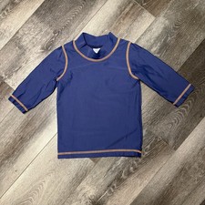 Mini Boden Toddler Boys Rash Guard Size 2-3 Years Navy Blue bathing suit