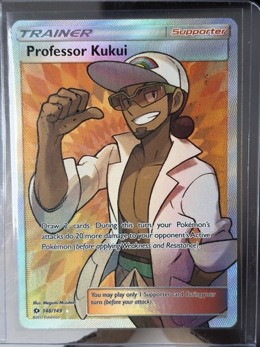 Professor Kukui 148/149 Sun & Moon Base Set 2017 - Full Art Ultra Rare - NM