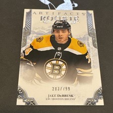 2017-18 Upper Deck Artifacts - Rookie Redemptions Jake DeBrusk #RED213 /799 (RC)
