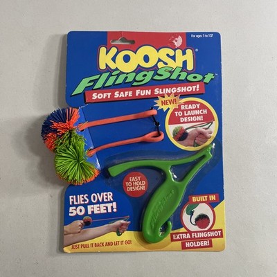Vintage 90s Koosh Flingshot ''Soft Safe Fun Slingshot!'' Toy by OddzOn **New**