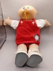 1978 1982 Cabbage Patch Kid Doll Bald Boy Blue Eyes Pacifier