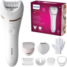 NWT Philips Epilator Series 8000, Wet  Dry, 3-in-1 with Shaver  Trim
