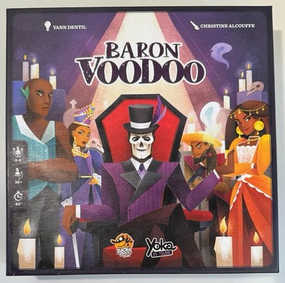 Board game titled 'Baron Voodoo' by Lucky Duck Games
