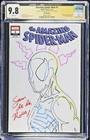 Amazing Spider-Man #1 CGC SS 9.8 Signed Sketched By Sam De La Rosa Marvel 2025