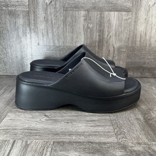 Skechers Foamies Rave As If Women' size 9 Black Sandals