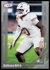 2026 SAGE ~ ANTHONY HILL JR. #161 ~ SILVER ~ RC ROOKIE CARD ~ TENNESSEE TITANS. rookie card picture