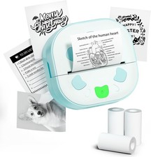Sticker Printer, PrintPods Mini Printer, Bluetooth Portabel Sticker Maker with 3