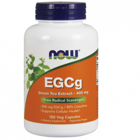 Now Foods Egcg GrüNtee-Extrakt 400 Mg - GrüNtee-Extrakt 180 Vegane Kapseln-image