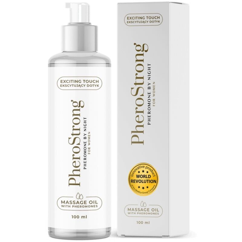 Olio Massaggio ai Feromoni Pherostrong By Night Donna 100 ml
