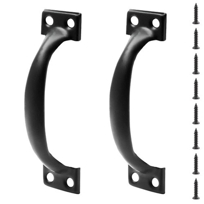 #ad Rustic Farmhouse Drawer Pull Iron Cabinet Handle 5 Inch Black $16.98