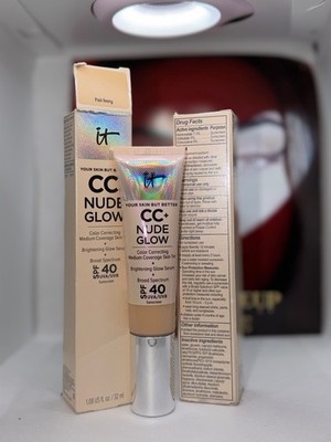 IT CC+ NUDE GLOW LIGHTWEIGHT FOUNDATION + GLOW SERUM WITH SPF 40