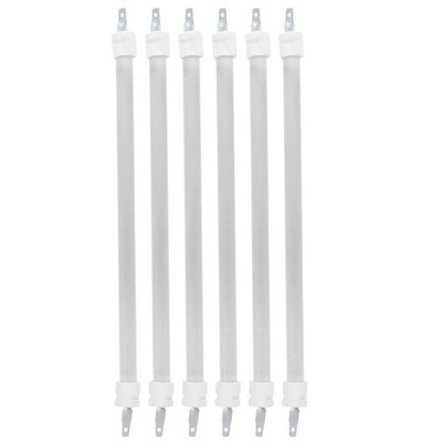 6 Pcs Heizelement Quarzrohr-heizvorrichtung Elektrisches Heizrohr