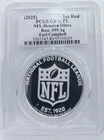 NFL Houston Oilers oz .999 Silver Round PCGS GEM PL W/ Earl Campbell Autograph