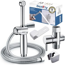 SonTiy Handheld Bidet Sprayer for Toilet, Adjustable Water Pressure Control C...