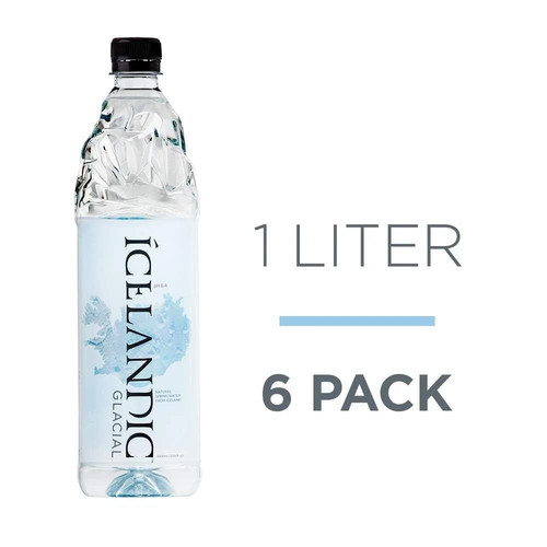 Acqua alcalina naturale primaverile glaciale islandese conta litri 1 litro 202,8 fl... - Foto 5 di 5