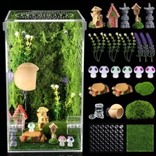 Large Jumping Spider Enclosure Kit Acrylic Insect Terrarium Reptile Cage Box