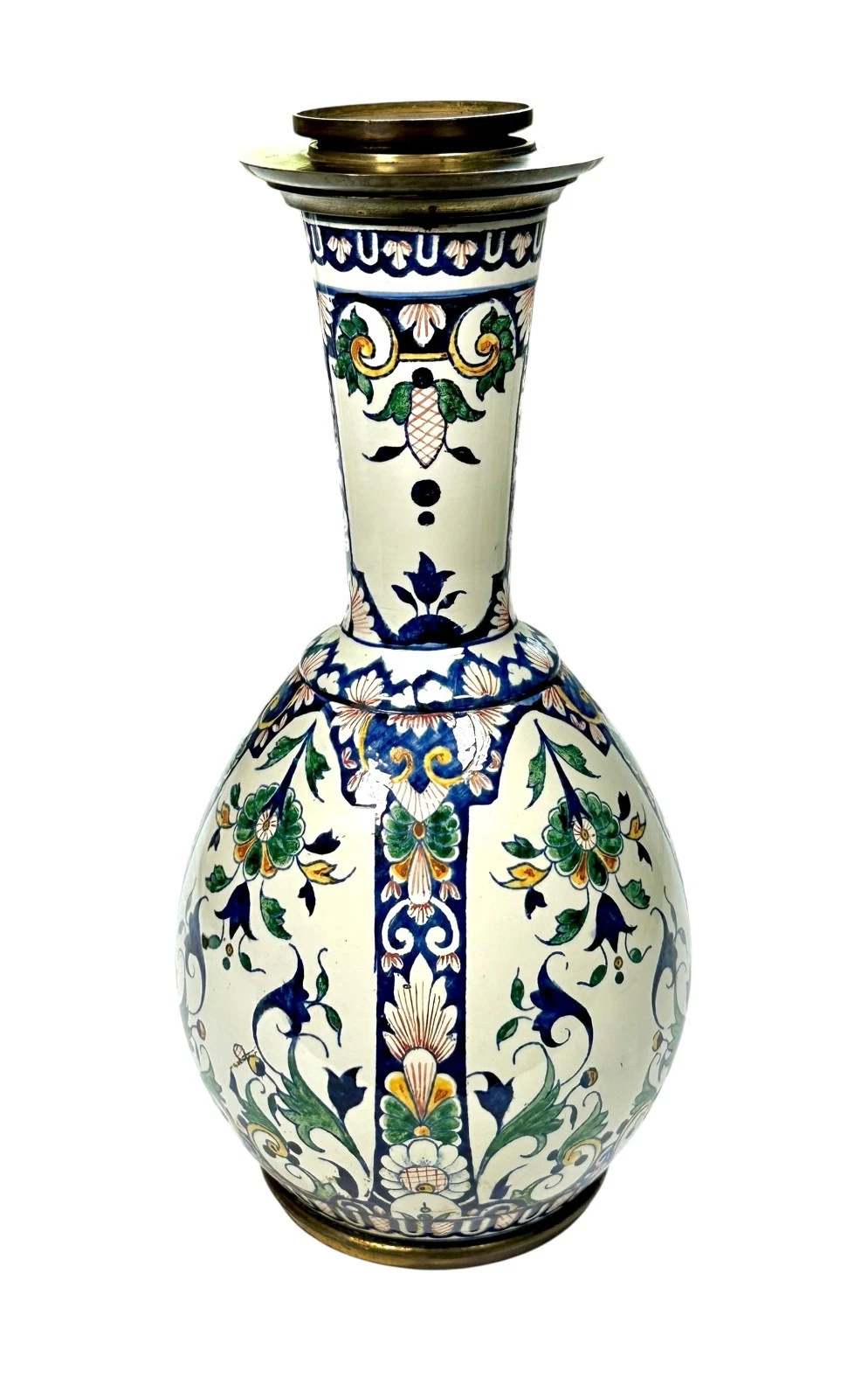 Antique 1866 GIEN France Faience Lamp Base Ottoman Iznik Orientalist Vase
Opens in a new window or t