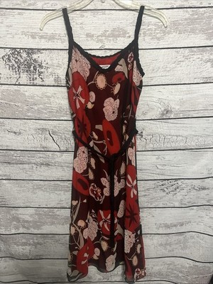 Moschino Cheap And Chic Silk Abstract Print Fitted Dress Size 4